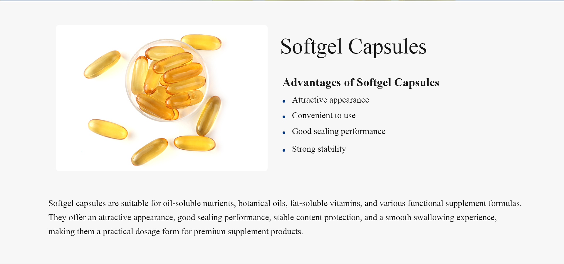 Softgels