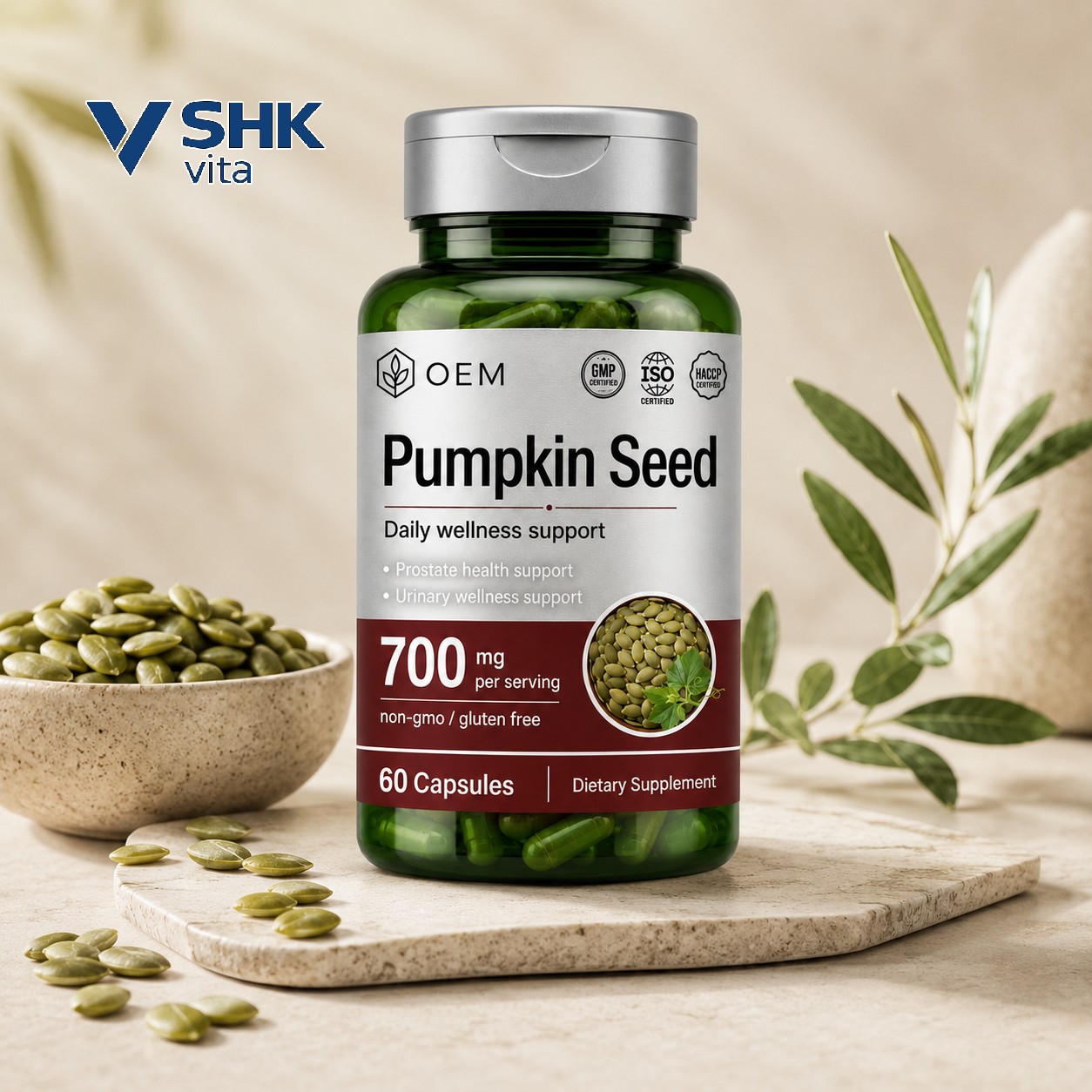 Pumpkin Seed Urinary Support Capsules