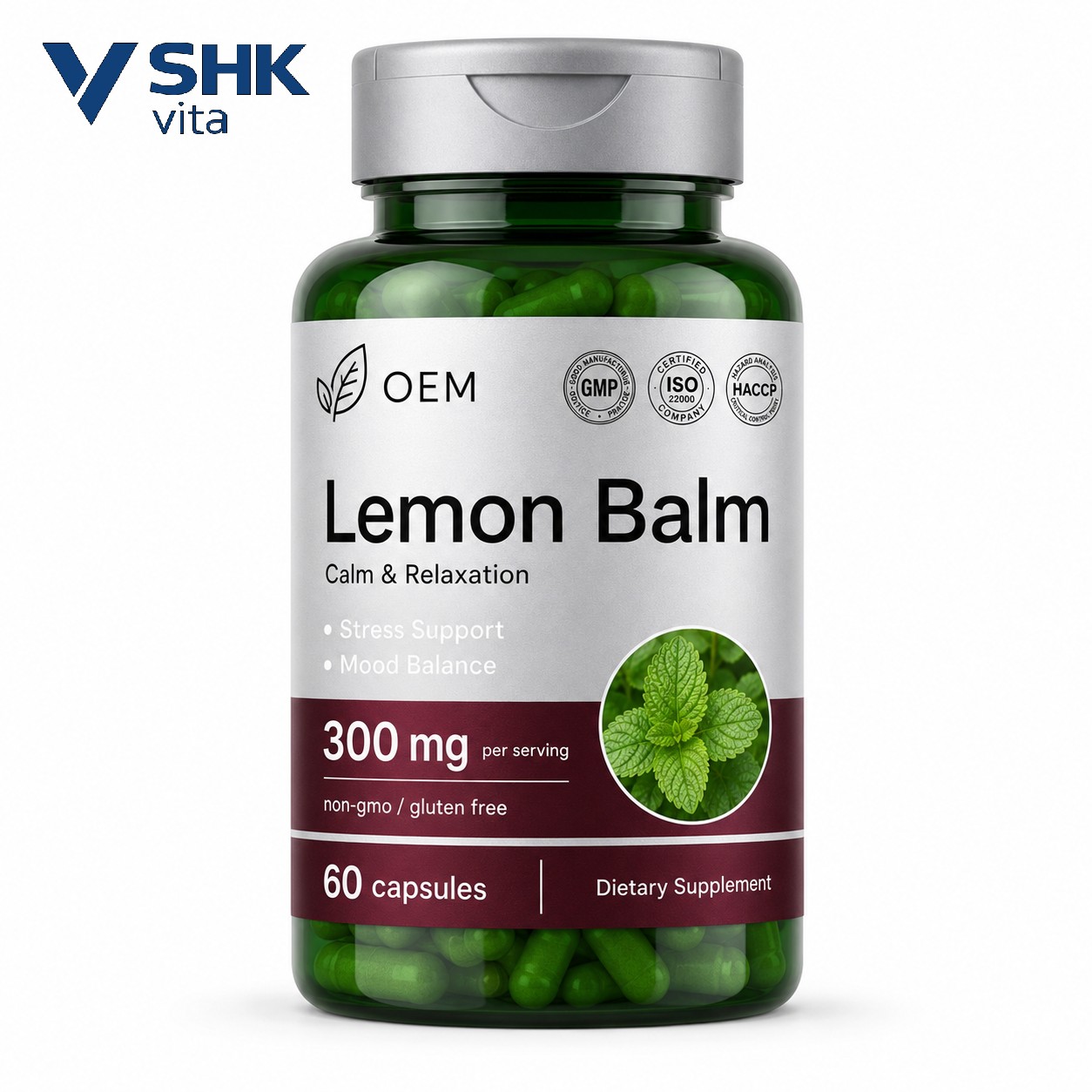 Lemon Balm 1 Capsules Lemon Balm 1 Capsules