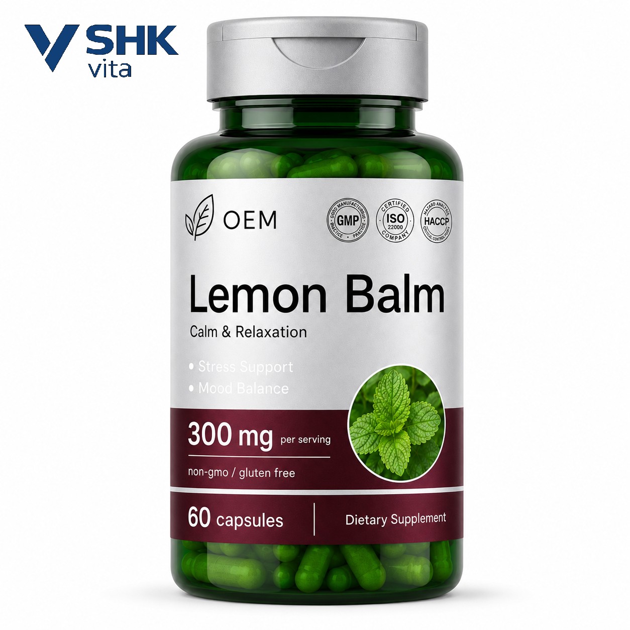Lemon Balm 1 Capsules Lemon Balm 1 Capsules