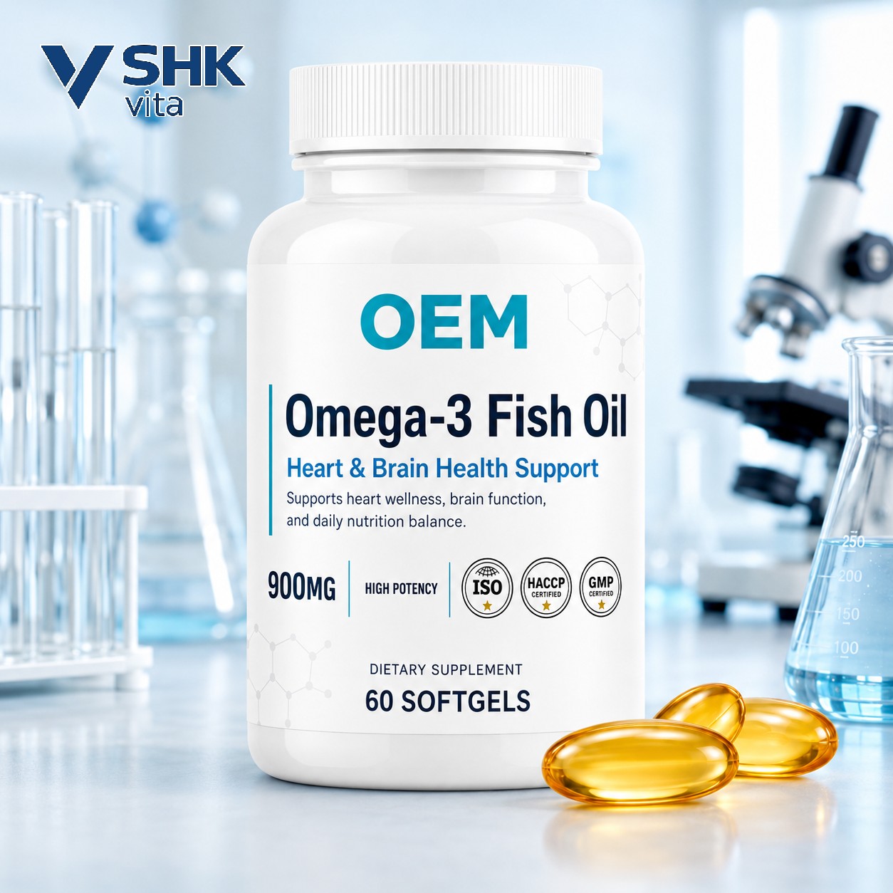 Omega-3 Fish Oil 1000mg Softgels