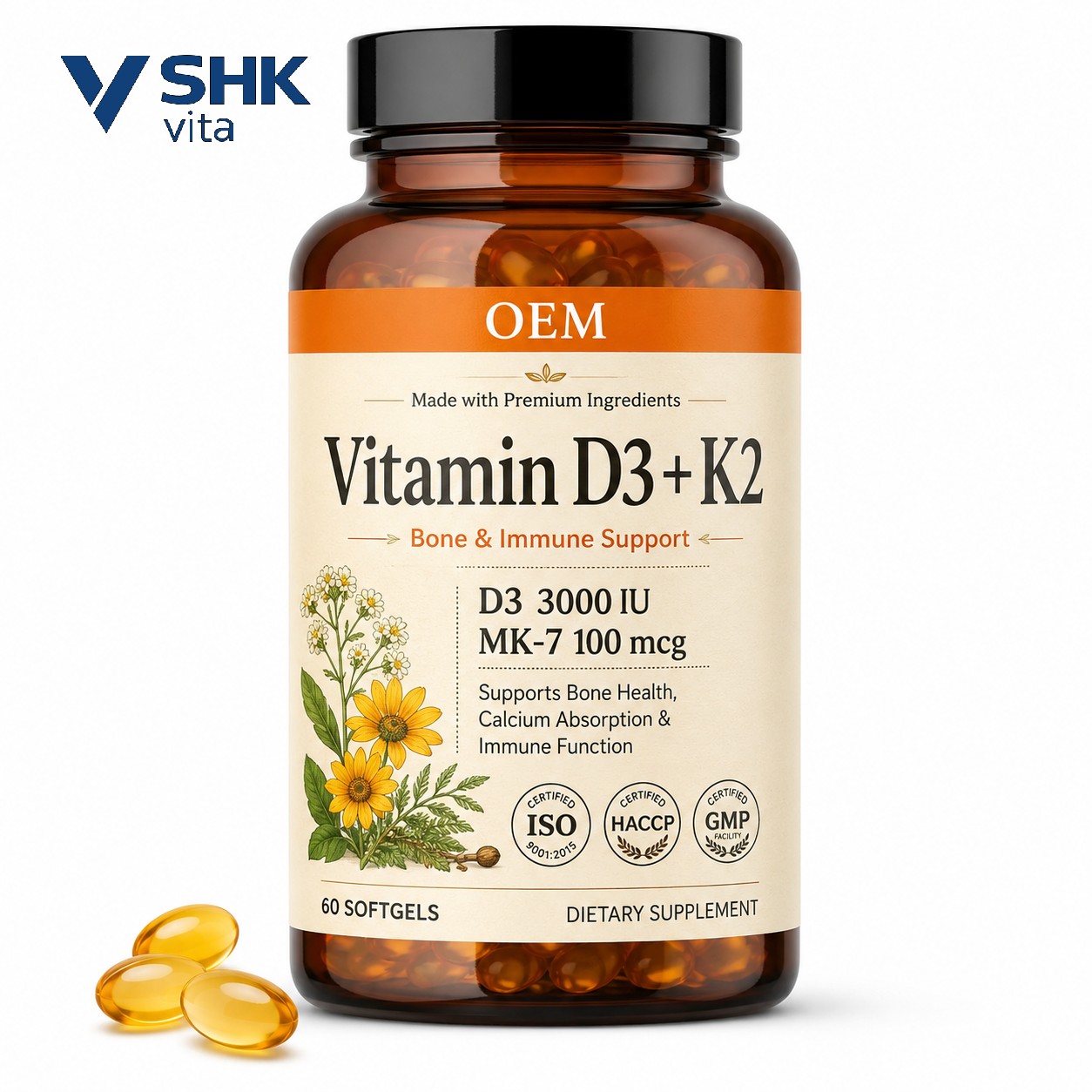 D3 K2 Softgels D3 K2 Softgels