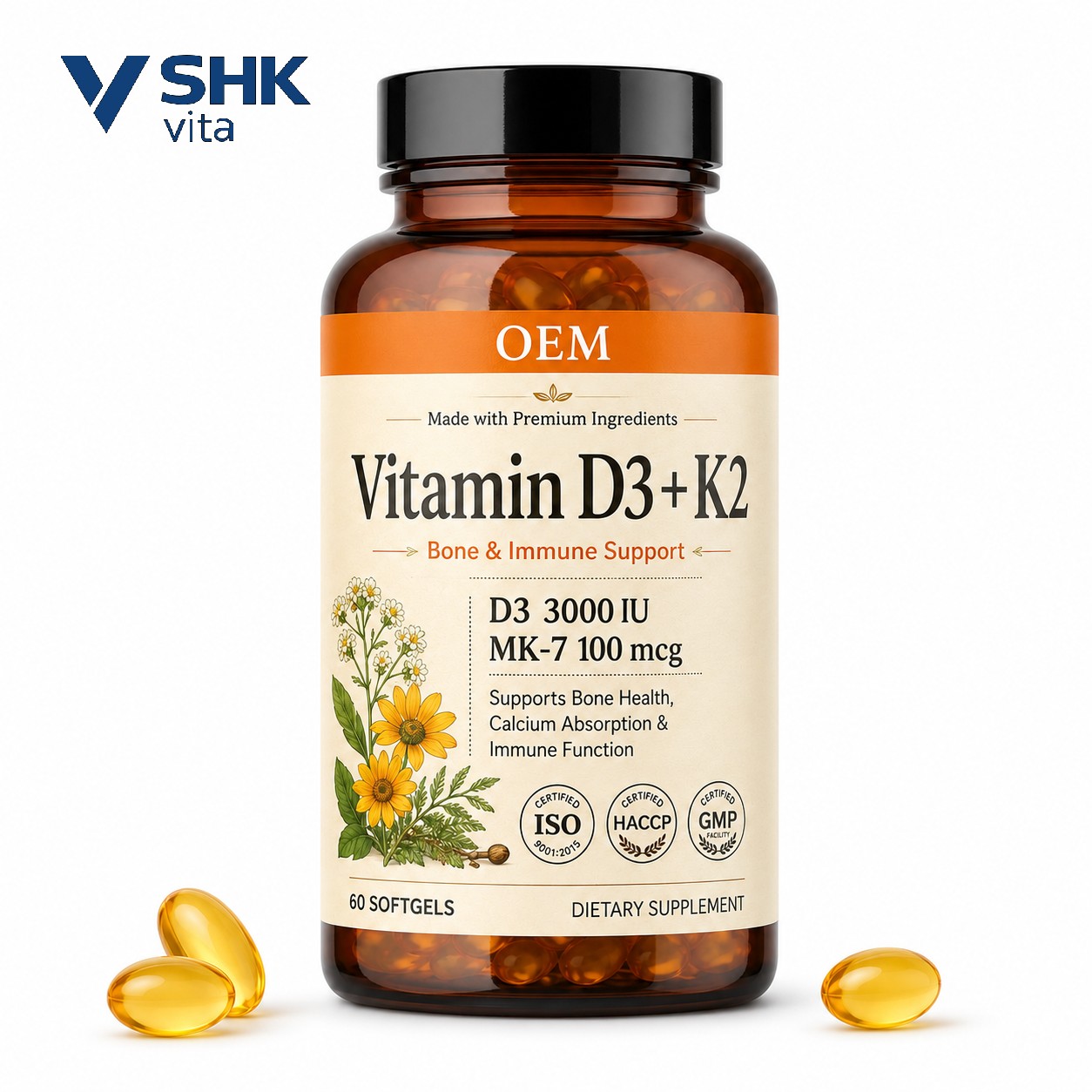 D3 K2 Softgels D3 K2 Softgels